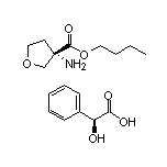 Butyl (S)-3-Aminotetrahydrofuran-3-carboxylate (S)-Mandelate