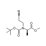 N-Boc-N-(2-cyanoethyl)-D-alanine Methyl Ester