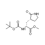 Methyl (R)-2-(Boc-amino)-3-[(R)-2-oxo-3-pyrrolidinyl]propanoate