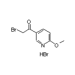 2-Bromo-1-(6-methoxy-3-pyridyl)ethanone Hydrobromide