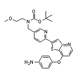 4-[[2-[5-[[Boc(2-methoxyethyl)amino]methyl]-2-pyridyl]-7-thieno[3,2-b]pyridyl]oxy]aniline