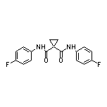 N,N’-Bis(4-fluorophenyl)cyclopropane-1,1-dicarboxamide