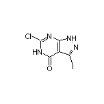 6-Chloro-3-iodo-1H-pyrazolo[3,4-d]pyrimidin-4(5H)-one