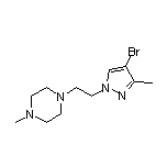 1-[2-(4-Bromo-3-methyl-1-pyrazolyl)ethyl]-4-methylpiperazine