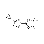 2-Cyclopropylthiazole-4-boronic Acid Pinacol Ester