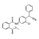 Methyl 2-[[3-Chloro-4-[cyano(phenyl)methyl]phenyl]carbamoyl]benzoate