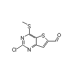 2-Chloro-4-(methylthio)thieno[3,2-d]pyrimidine-6-carbaldehyde