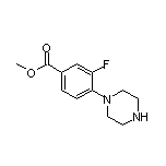 Methyl 3-Fluoro-4-(1-piperazinyl)benzoate