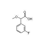 2-(3-Fluorophenyl)-2-methoxyacetic Acid