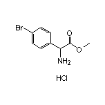 Methyl 2-Amino-2-(4-bromophenyl)acetate Hydrochloride