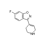 6-Fluoro-3-(1,2,3,6-tetrahydro-4-pyridyl)benzo[d]isoxazole