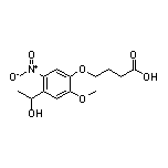 4-[4-(1-Hydroxyethyl)-2-methoxy-5-nitrophenoxy]butanoic Acid