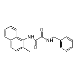 N1-Benzyl-N2-(2-methyl-1-naphthyl)oxalamide