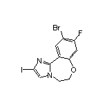 10-Bromo-9-fluoro-2-iodo-5,6-dihydrobenzo[f]imidazo[1,2-d][1,4]oxazepine