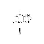 5,7-Dimethylindole-4-carbonitrile