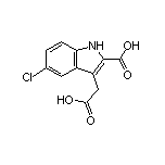 3-(Carboxymethyl)-5-chloroindole-2-carboxylic Acid