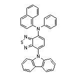 7-(9-Carbazolyl)-N-(1-naphthyl)-N-phenylbenzo[c][1,2,5]thiadiazol-4-amine