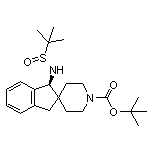 (R)-N-[(S)-1’-Boc-1,3-dihydrospiro[indene-2,4’-piperidin]-1-yl]-2-methylpropane-2-sulfinamide