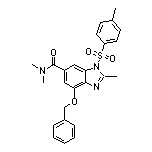 4-(Benzyloxy)-N,N,2-trimethyl-1-tosylbenzimidazole-6-carboxamide