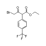 Ethyl 4-Bromo-3-oxo-2-[4-(trifluoromethyl)phenyl]butanoate