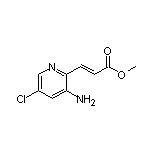 Methyl (E)-3-(3-Amino-5-chloro-2-pyridyl)acrylate