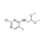 2-Chloro-N-(2,2-dimethoxyethyl)-5-iodopyrimidin-4-amine