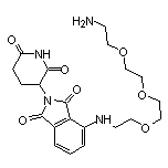 4-[[2-[2-[2-(2-Aminoethoxy)ethoxy]ethoxy]ethyl]amino]-2-(2,6-dioxo-3-piperidyl)isoindoline-1,3-dione