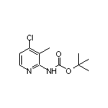 2-(Boc-amino)-4-chloro-3-methylpyridine