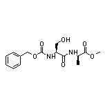 Methyl (R)-2-[(S)-2-(Cbz-amino)-3-hydroxypropanamido]propanoate