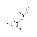 Ethyl 3-(2-Chloro-4-methyl-1-cyclopentenyl)acrylate