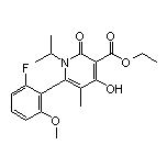 Ethyl 6-(2-Fluoro-6-methoxyphenyl)-4-hydroxy-1-isopropyl-5-methyl-2-oxo-1,2-dihydropyridine-3-carboxylate