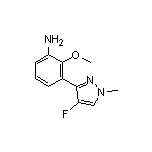 3-(4-Fluoro-1-methyl-3-pyrazolyl)-2-methoxyaniline