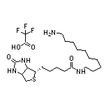 N-(10-Aminodecyl)-5-[(3aS,4S,6aR)-2-oxohexahydro-4-thieno[3,4-d]imidazolyl]pentanamide 2,2,2-Trifluoroacetate