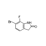 6-Bromo-7-fluoroindolin-2-one