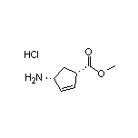 Methyl (1S,4R)-4-Amino-2-cyclopentenecarboxylate Hydrochloride