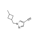 4-Ethynyl-1-[(3-methylcyclobutyl)methyl]pyrazole