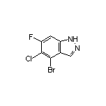 4-Bromo-5-chloro-6-fluoroindazole