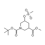 Methyl 1-Boc-5-[(methylsulfonyl)oxy]piperidine-3-carboxylate