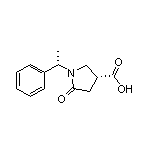 (R)-5-Oxo-1-[(S)-1-phenylethyl]pyrrolidine-3-carboxylic Acid