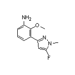 3-(5-Fluoro-1-methyl-3-pyrazolyl)-2-methoxyaniline