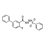 N’-(4-Fluorobiphenyl-3-carbonyl)benzenesulfonohydrazide