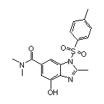 4-Hydroxy-N,N,2-trimethyl-1-tosylbenzimidazole-6-carboxamide