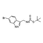 N-Boc-1-(6-bromo-3-indolyl)methanamine