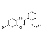 2-[(4-Bromo-2-chlorophenyl)carbamoyl]phenyl Acetate