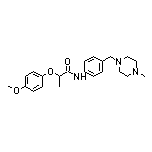 2-(4-Methoxyphenoxy)-N-[4-[(4-methyl-1-piperazinyl)methyl]phenyl]propanamide