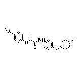 2-(4-Cyanophenoxy)-N-[4-[(4-methyl-1-piperazinyl)methyl]phenyl]propanamide