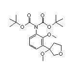 N,N-Bis(Boc)-2-methoxy-3-(3-methoxytetrahydrofuran-3-yl)aniline