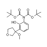 2-[Bis(Boc)amino]-6-(3-methoxytetrahydrofuran-3-yl)phenol