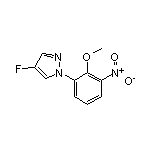 4-Fluoro-1-(2-methoxy-3-nitrophenyl)pyrazole