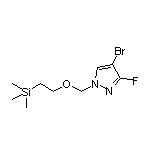 4-Bromo-3-fluoro-1-[[2-(trimethylsilyl)ethoxy]methyl]pyrazole